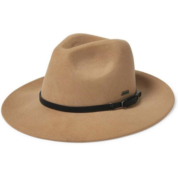 SOLD - NWT Eddie Bauer Women's Wool Felt Wide Brim Hat Black Small / Medium - Picture 9 of 10